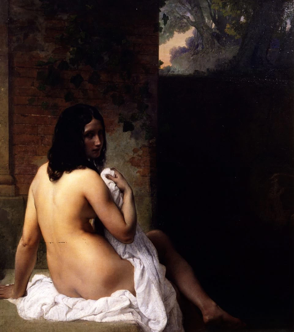 Dopo il bagno - 1859, Accademia di Belle Arti di Brera, Milano